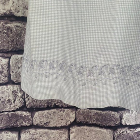 Blue & White Sleeveless Dress Size 6 - Picture 5 of 9